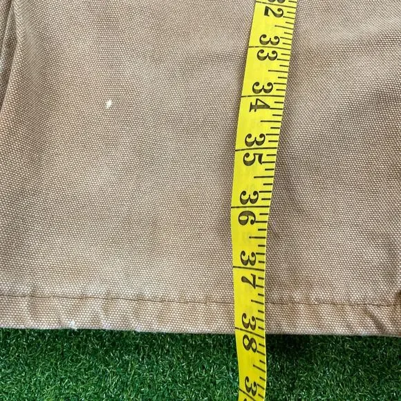 Vintage Dickies Brown Canvas Duck Painter Carpenter Pants Sz 31" - Picture 5 of 5